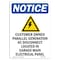 Signmission Sign, 14" H, Rigid Plastic, Customer Owned Parallel Sign With Symbol, Portrait, 1014-V-10865 OS-NS-P-1014-V-10865 - alternate 1